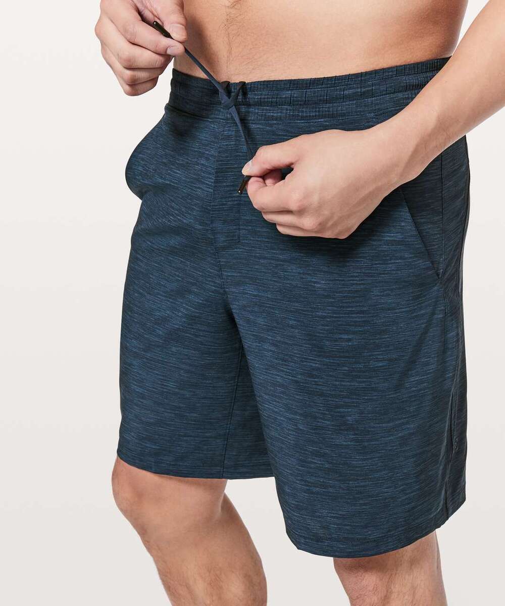Lululemon Pace Breaker Short *9" Updated Heather Allover Iron Blue True Navy XL